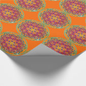 Blume des Lebens - Button III Geschenkpapier (Ecke)