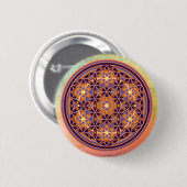 Blume des Lebens - Button Style 02 (Vorne & Hinten)