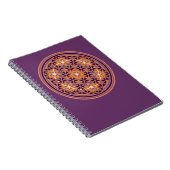 Blume des Lebens - Button Style 02 Notizblock (Rechte Seite)