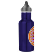 Blume des Lebens - Button Style 04 Trinkflasche (Links)