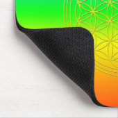 Blume des Lebens chakra 2 Mousepad (Ecke)