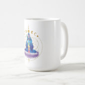 Blume des Lebens chakra goddess v2 klassische Tass Kaffeetasse (VorderseiteRechts)
