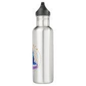 Blume des Lebens, Chakra, Göttin v2 Wasserflasche Edelstahlflasche (Rechts)