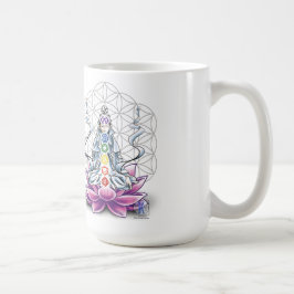 Blume des Lebens, chakra, Göttinklassiker-Tasse Kaffeetasse
