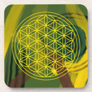 Blume des Lebens, Chakra, Magnetismus, Zen,  Getränkeuntersetzer