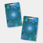 Blume des Lebens, Chakra, Zen, Ausweis (Vorder- & Rückseite)