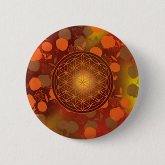 Blume des Lebens, Chakra, Zen, Button