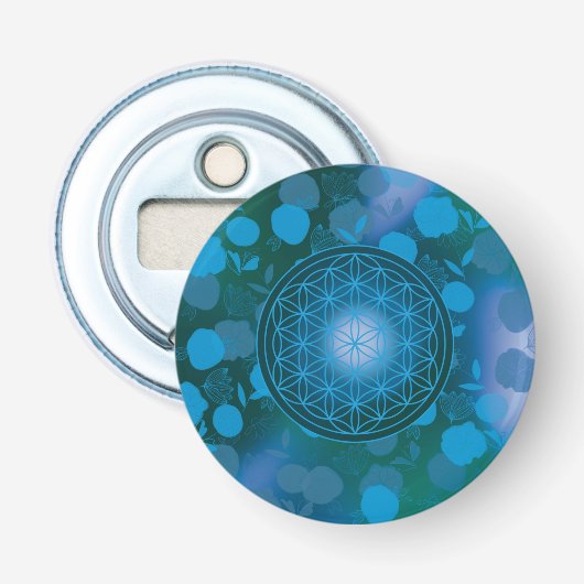 Blume des Lebens, Chakra, Zen, Flaschenöffner (Vorderseite)