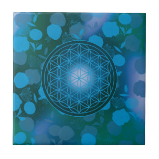 Blume des Lebens, Chakra, Zen, Fliese