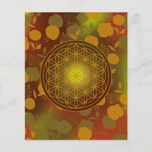 Blume des Lebens, Chakra, Zen, Flyer (Vorne)