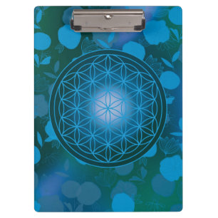 Blume des Lebens, Chakra, Zen, heilige Geometrie, Klemmbrett