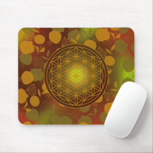Blume des Lebens, Chakra, Zen, heilige Geometrie, Mousepad
