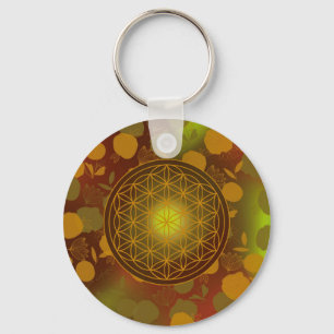 Blume des Lebens, Chakra, Zen, heilige Geometrie, Schlüsselanhänger