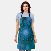 Blume des Lebens, Chakra, Zen, Schürze (Getragen)