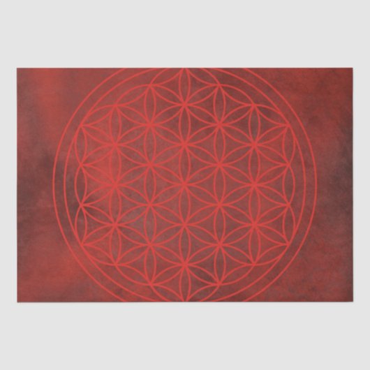 Blume des Lebens, Chakra, Zen, Seidenpapier (Vorderseite)