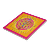 BLUME DES LEBENS - Chakras Yantra Fliese (Seite)
