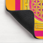 BLUME des LEBENS - Chakras Yantra Mousepad (Ecke)