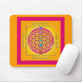 BLUME des LEBENS - Chakras Yantra Mousepad (Mit Mouse)