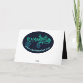 Blume des Lebens~Dankeschön Karten (Rückseite)