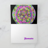 Blume des Lebens~Dankeschön Karten (Innenseite)