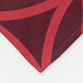 Blume des Lebens - Decke - rot & bordeauxrot (Ecke)