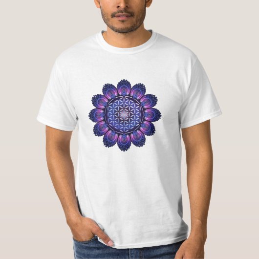 BLUME DES LEBENS/des Blume DES Lebens - Mandala II T-Shirt (Vorderseite)
