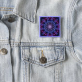 BLUME des Lebens/des Lebens des Lebens Mandala II Button (Beispiel)