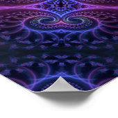 BLUME des Lebens/des Lebens des Lebens Mandala II Poster (Ecke)