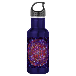 BLUME des Lebens/des Lebens-Lebens des Lebens Orna Trinkflasche