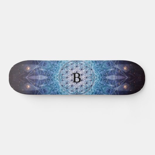 Blume des Lebens/des personalisierten geistigen Skateboard (Horizontal)