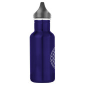 Blume des Lebens Edelstahlflasche (Links)