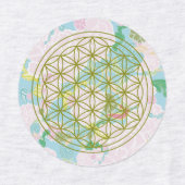 Blume des Lebens Etiketten (Design 1)