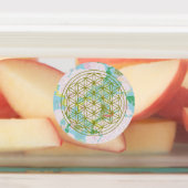 Blume des Lebens Etiketten (Befestigt)