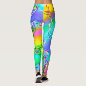 Blume des Lebens - farbenfroh 1 Leggings (Rückseite)