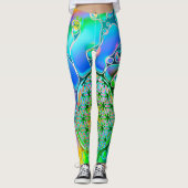 Blume des Lebens - farbenfroh 1 Leggings (Vorderseite)