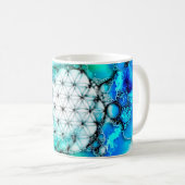 Blume des Lebens - farbenfroh 2 Kaffeetasse (VorderseiteRechts)