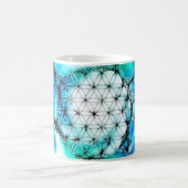 Blume des Lebens - farbenfroh 2 Kaffeetasse (Mittel)