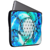 Blume des Lebens - farbenfroh 2 Laptopschutzhülle (Vorne Rechts)