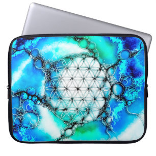 Blume des Lebens - farbenfroh 2 Laptopschutzhülle