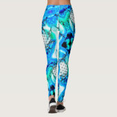 Blume des Lebens - farbenfroh 2 Leggings (Rückseite)