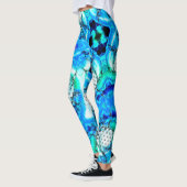 Blume des Lebens - farbenfroh 2 Leggings (Links)