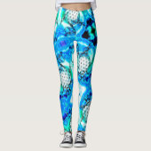 Blume des Lebens - farbenfroh 2 Leggings (Vorderseite)