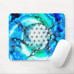 Blume des Lebens - farbenfroh 2 Mousepad