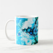 Blume des Lebens - farbenfroh 3 Kaffeetasse (Links)