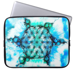 Blume des Lebens - farbenfroh 3 Laptopschutzhülle