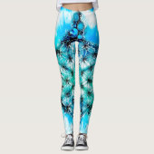 Blume des Lebens - farbenfroh 3 Leggings (Vorderseite)