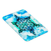 Blume des Lebens - farbenfroh 3 Magnet (Rechte Seite)