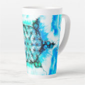 Blume des Lebens - farbenfroh 3 Milchtasse (Rechte Ecke)