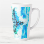 Blume des Lebens - farbenfroh 3 Milchtasse (Rechts)