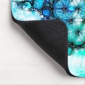 Blume des Lebens - farbenfroh 3 Mousepad (Ecke)